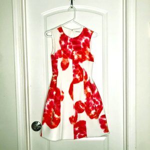 Calvin Klein Scuba Floral Dress Size: 4